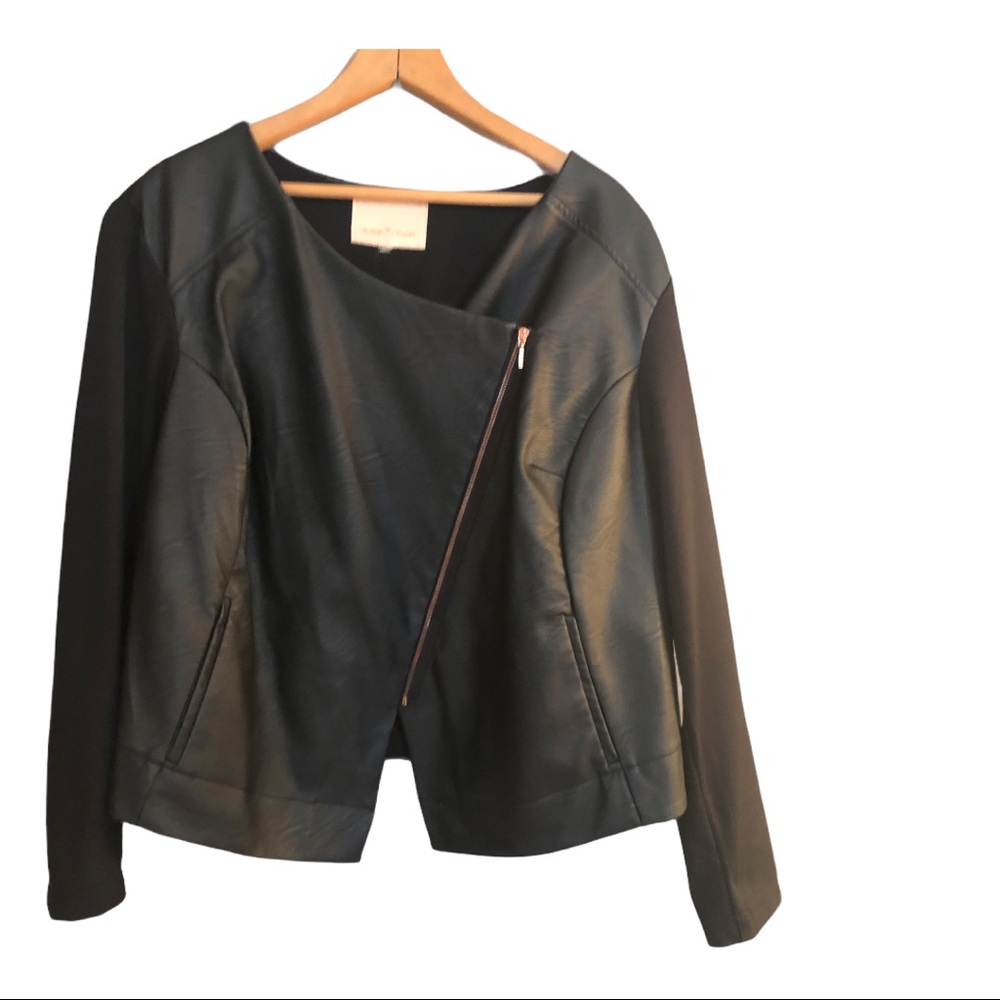 Gibson Latimer vegan leather jacket women’s 2X